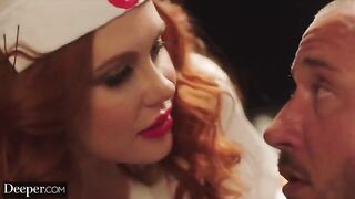 The red-haired Maitland Ward again finds herself in a steamy encounter
