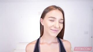 Young and pretty amateur from Ukraine in casting for Fit18