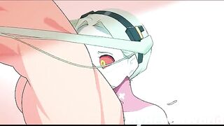 Cyberpunk Edgerunners hentai animation compilation 2, featuring Rebecca’s captivating presence
