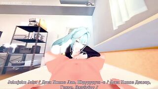 Hentai with Genshin Impact’s Faruzan and a beautiful girl