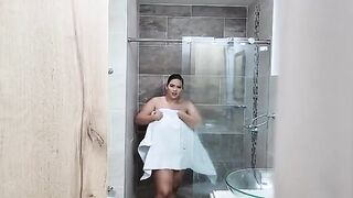 I see my stepsister in the shower and she lets me fuck her ass savannah watson