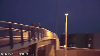 Hot Indian model with big ass and small tits gets creampied by a stranger
