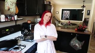 The best friend's mom caught me in the kitchen and things got steamy