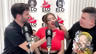 An interview with Elo Podcast turns into a hot encounter
