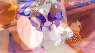 Genshin Impact animated porn compilation with Lisa and Eula