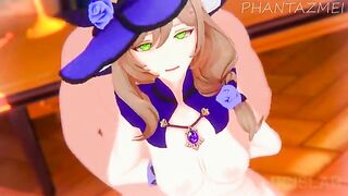 Genshin Impact animated porn compilation with Lisa and Eula