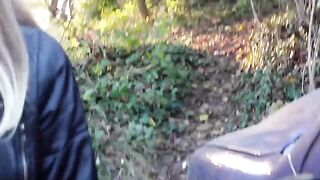 A blogger knocked down a motorcyclist and had to suck his dick