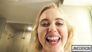 The perfect blonde teen Chloe Cherry gets fucked hard and deep