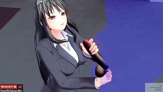 Uncensored Japanese Hentai anime ASMR ear licking Earphones recommended, great for relaxation