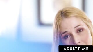 MILF Sarah Vandella teaches her stepson to fuck using her big tits