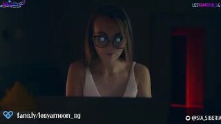 Scary and hot Halloween story with Lesya Moon and Sia Siberia