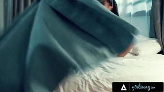 Nuns Alina Lopez and Kendra Spade in hot scissoring action