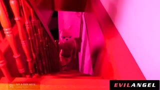 Hot Euro slut gets her asshole gapped and stuffed with cock in intense DAP action