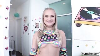 Nympho fucks Harley King with a hard cock in this hot scene