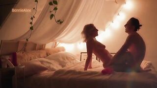 A couple has warm sex at home, making each other feel incredible