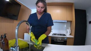 I discovered a maid's secret, she paid me with her body
