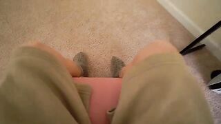 Cute girl doesn’t know who she is fucking through the gloryhole