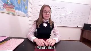 The director of the film is lusting after his actress and fucks her hard
