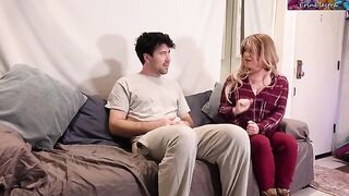 A stepmom puts an end to her stepson's bad habit of masturbation
