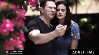 Pervert couple punished Haley Reed with a strict lesson in anal