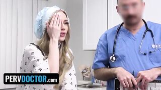 Religious teen Emma Starletto gets creampied by pervert doctor