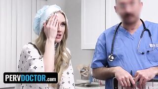 Religious teen Emma Starletto gets creampied by pervert doctor
