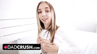 Cute stepdaughter Breezy Bri wants a big cock from her dad, and he’s ready to give it