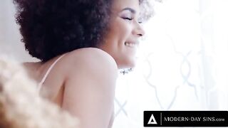 Scarlit Scandal & Alina Ali's hot interracial threesome action