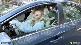 Our mechanic is lucky to fuck a busty blonde babe Bailey Brooke