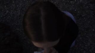 A girl fucked on the beach by her boyfriend in public