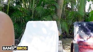 Julianna Vega, the busty Latina MILF, gets her booty pounded by Tony Rubino