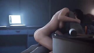 Ada Wong gets caught and fucked hard in a intense scene