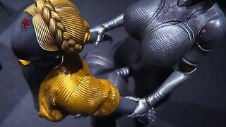 Futanari Atomic Hearth Ballerinas get their holes filled with a big dick