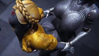 Futanari Atomic Hearth Ballerinas get their holes filled with a big dick