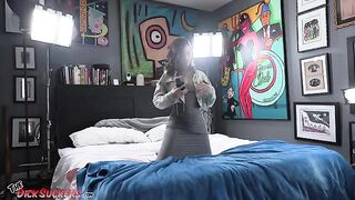 Dharma Jones proves she's a master of blowjobs in this scene