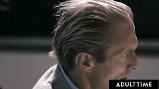 Professor Vanessa Vega roughly fucks her former student in a classroom scene