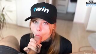 You are the lucky one who deserves a blowjob today!