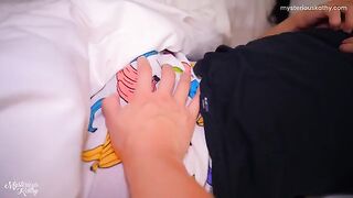 A stepdaughter got fucked by her stepdad in the middle of the night