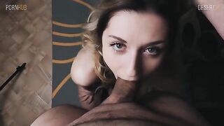 Skinny fitness girl gets her wet pussy filled with cum in 4K