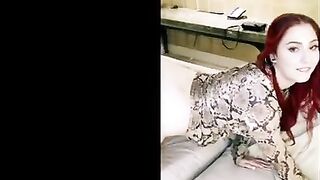 Redhead hottie Arietta gets her pussy railed by a BBC in intense action