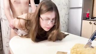 A girl has a common interest with her stepsister