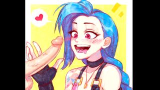 The best hentai sex compilation of Jinx getting fucked hard