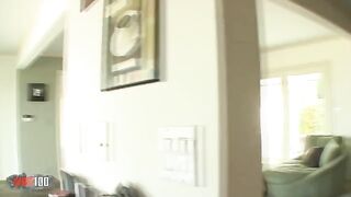 Hot MILF Nina Hartley gets her pussy railed by a young stud on MMM100