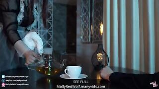 The Lord and his Clumsy Maid - MollyRedWolf, a captivating cosplay scene