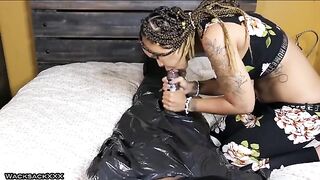 First Scene - Handjob and Blowjob with a Sloppy End for the Indian Beauty