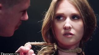 Ashley Lane, a sexy blonde from Portland, explores her anal kinks and bondage fantasies
