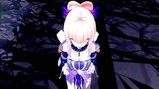 Kokomi's first anal with a cum shot all over her face - Genshin Impact