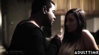 Jayde gets a deep anal creampie from her father-in-law in a taboo scene