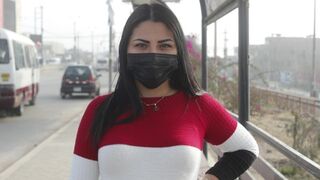 A big ass Venezuelan girl tried a cock for the first time