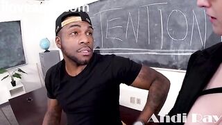 Andi Ray, the busty professor, gets fucked by Rome Major over her desk
